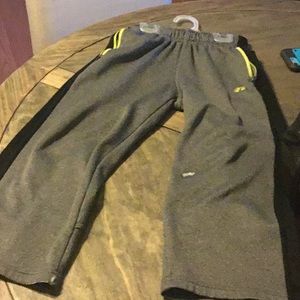 Black and grey Russ jersey pants